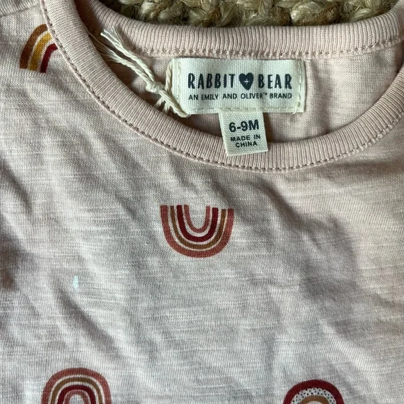 🌈rabbit + bear shorty set - Picture 3 of 4